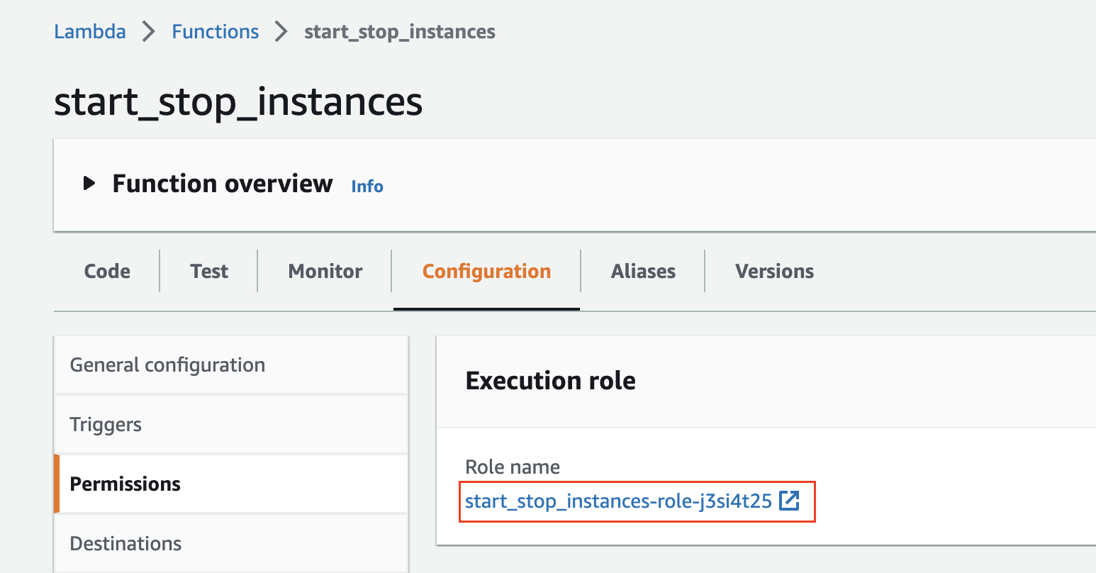 lambda execution role lambda execution role